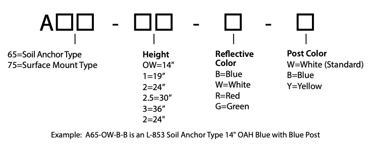 L-853 Airport Reflective Edge Markers
