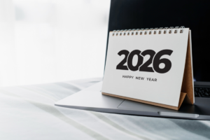 A calendar with 2026 on it showing technology trends - Airport Lighting Company