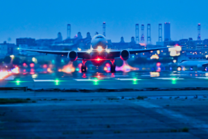 LED Lighting On An Airport Runway - Airport Lighting Company